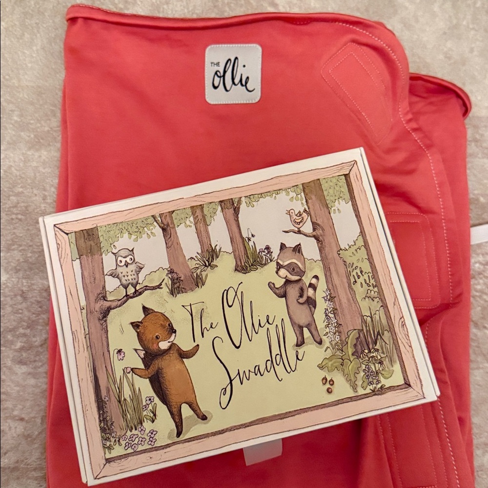 The Ollie Sunset Swaddle Blanket